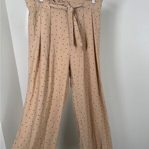 Sweet Wanderer Polka Dot Wide-Leg Pants – Size L
